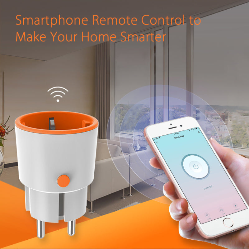 Tomada Inteligente ZIGBEE 3.0 16Amp c/ Controlo de Consumo - Tuya / Smartlife