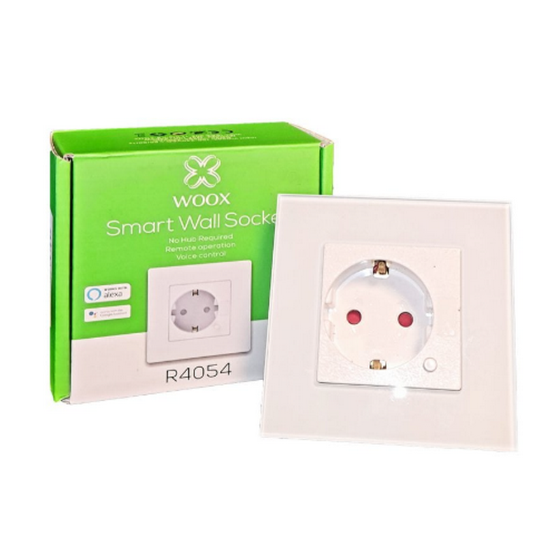 Tomada de Parede Inteligente Wi-Fi EU Woox / Tuya / Smart Life
