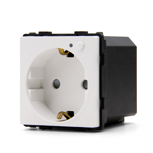 Toma Zigbee de 10 A para integración - Línea Desire Blanca - FK86ZEUSK1W